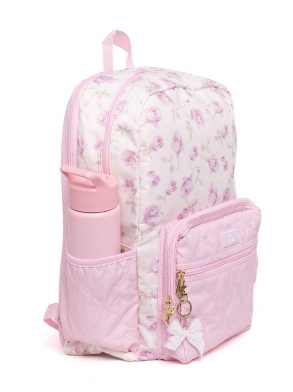 IN-HAND | LoveShackFancy x Target Yoobi Ribbon Rosa Backpack Sterling Dusk - Picture 10 of 13